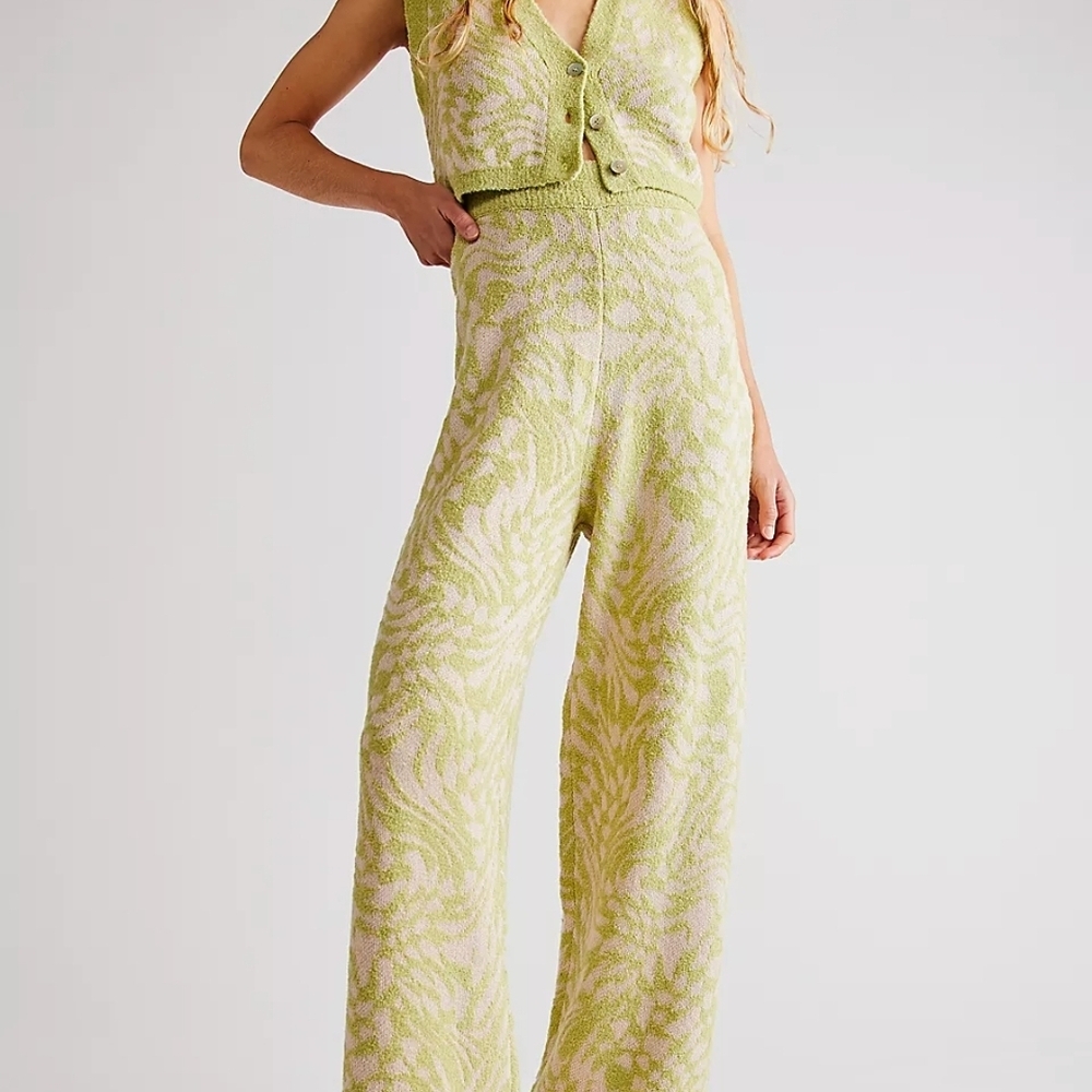 NWT For Love & Lemons Simone Pant Set XL